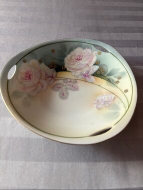 R&S White Porcelain Plate with Germany Backstamp